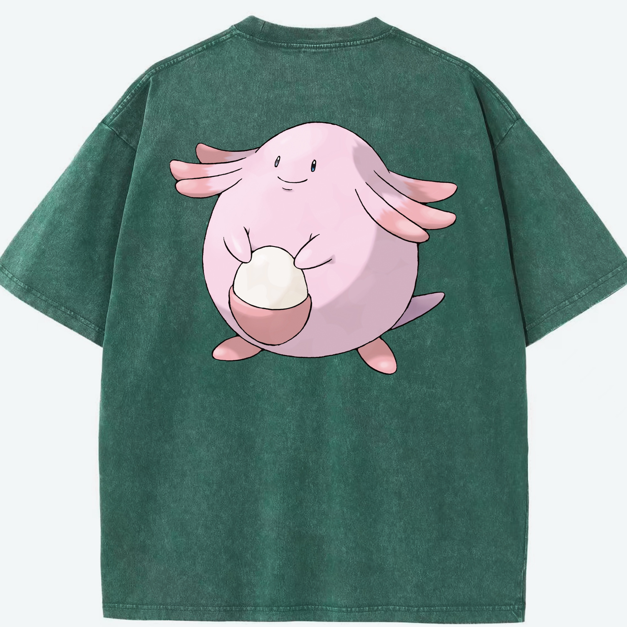 （画像用） ポケットモンスター Pokémon 綿100% ヴィンテージ風 半袖Tシャツ（背面プリント）
